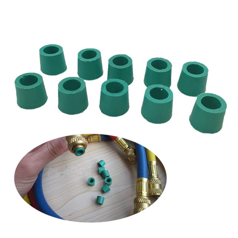 Ximimark 50Pcs A/C 1/4" Charging Hose/Manifold Sealing O Ring Kit Replacement Rubber Gasket Seals Auto Repair Tool - Image 3